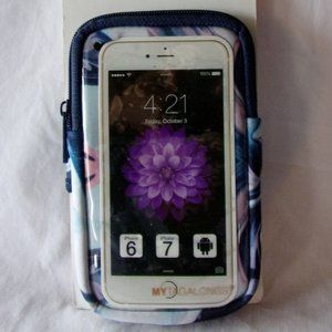 Mytagalongs Armband Touch Case Fits iPhone Android Phone Adjustable Dual Pocket
